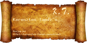 Keresztes Tamás névjegykártya